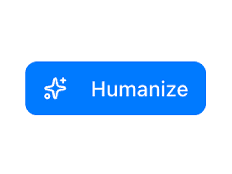 Humanized text interface